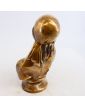 20th Century Bronze Bust of a Nude Woman