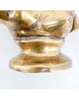 20th Century Bronze Bust of a Nude Woman