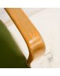 Fauteuil Art Déco Tapissé Vert