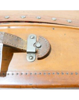 Antique Leather Cabin Trunk
