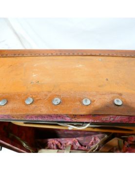 Antique Leather Cabin Trunk