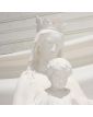 Plaster Virgin of Procession on its Support Early 20th Century