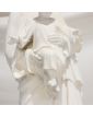 Plaster Virgin of Procession on its Support Early 20th Century