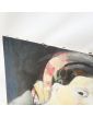 Grande Huile sur Toile Femme Allongée Dénudée