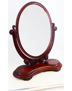 Miroir de Coiffeuse en Acajou