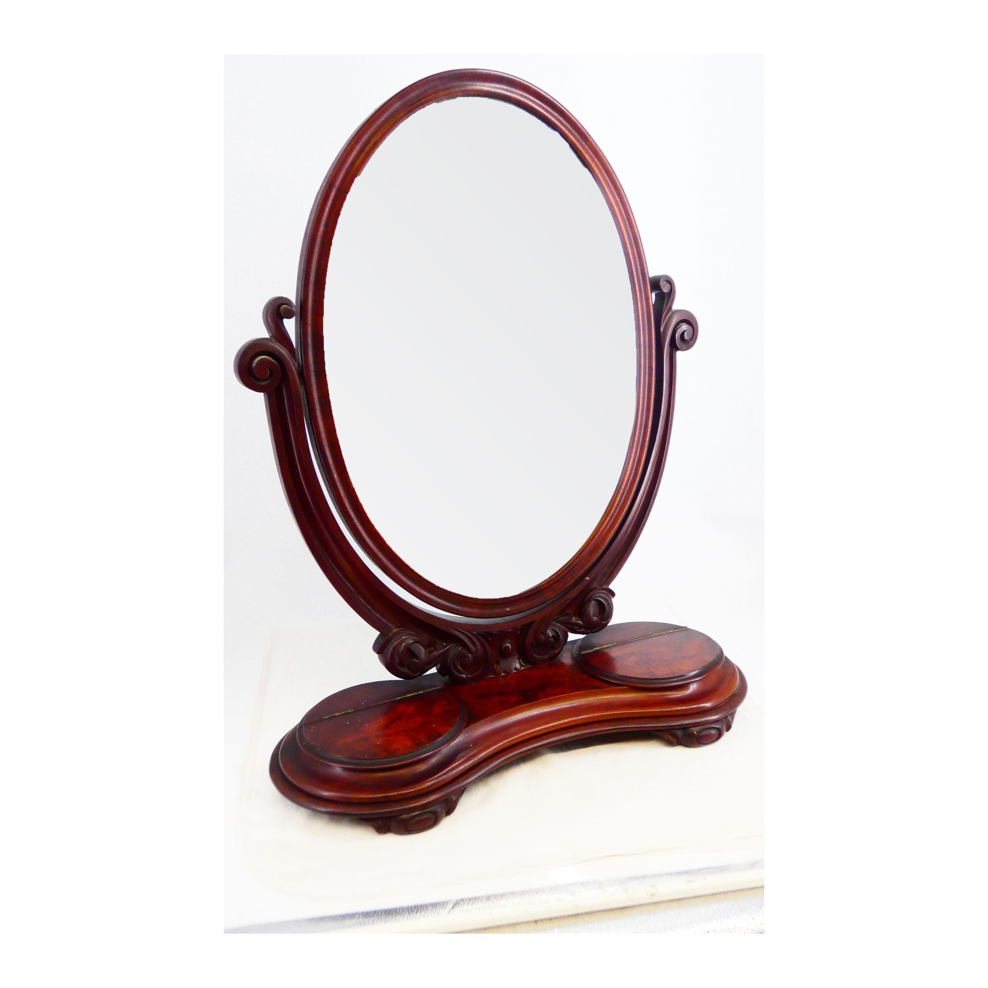 Miroir de Coiffeuse en Acajou Miroir de Coiffeuse en Acajou