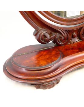 Miroir de Coiffeuse en Acajou
