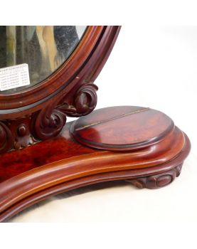 Miroir de Coiffeuse en Acajou