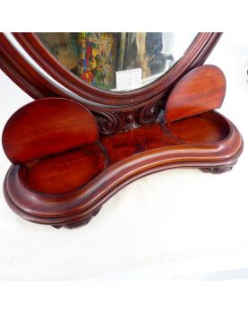 Miroir de Coiffeuse en Acajou