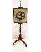 Floral Tapestry Tripod Fireplace Screen