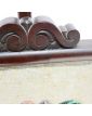 Floral Tapestry Tripod Fireplace Screen