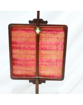Floral Tapestry Tripod Fireplace Screen