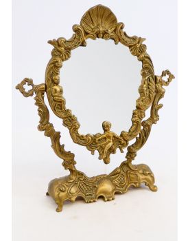 Psyché Rococo en Laiton