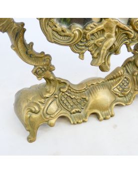 Psyché Rococo en Laiton