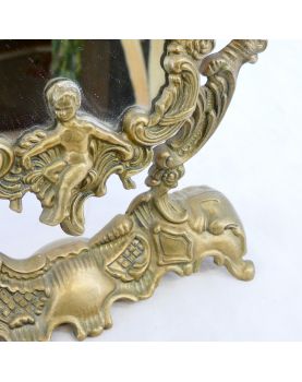 Psyché Rococo en Laiton