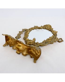 Psyché Rococo en Laiton