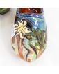 Pair of Glazed Earthenware Clogs
