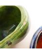 Pair of Glazed Earthenware Clogs