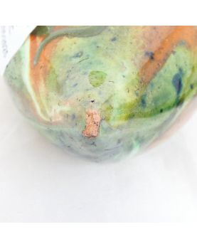Pair of Glazed Earthenware Clogs