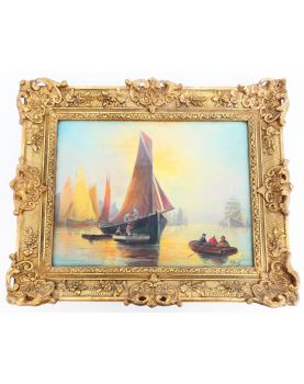 Huile sur Toile Marine Signée