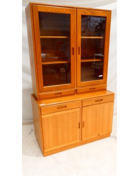 Benny WINDEN DANISA Danish Bookcase 2 Glass Doors 4 Drawers and 2 Doors