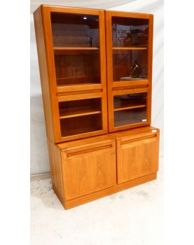 Benny WINDEN DANISA Bibliothèque Danoise 2 Portes Vitrées et 2 Portes