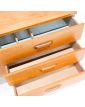 Scandinavian Style 2 Door 1 Drop Leaf 3 Drawer Sideboard
