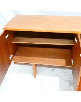 Scandinavian Style 2 Door 1 Drop Leaf 3 Drawer Sideboard