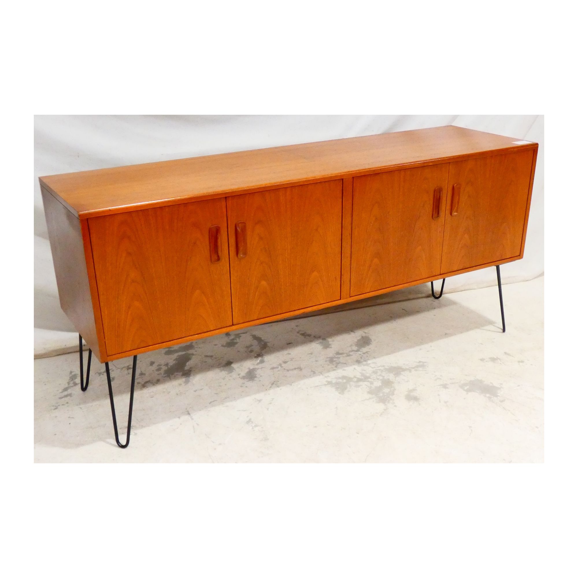 GPLAN 4-Door Sideboard with Black Metal Legs GPLAN 4-Door Sideboard with Black Metal Legs