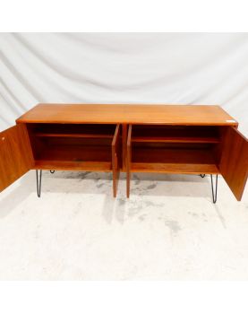 GPLAN 4-Door Sideboard with Black Metal Legs