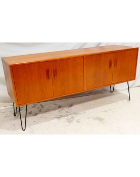 GPLAN 4-Door Sideboard with Black Metal Legs