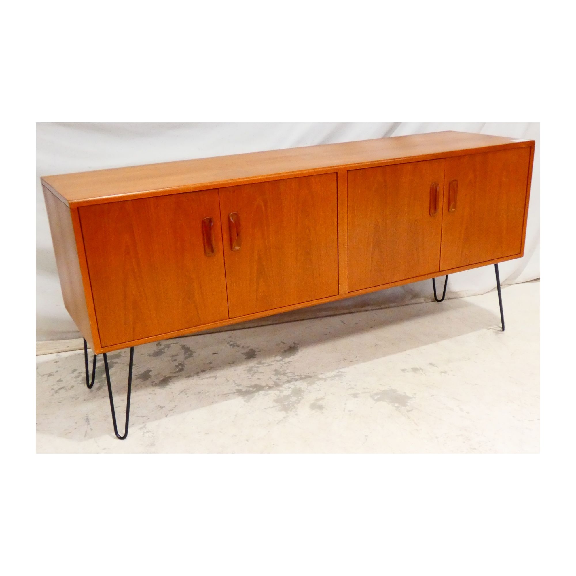 GPLAN 4-Door Sideboard with Black Metal Legs GPLAN 4-Door Sideboard with Black Metal Legs