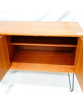 GPLAN 4-Door Sideboard with Black Metal Legs