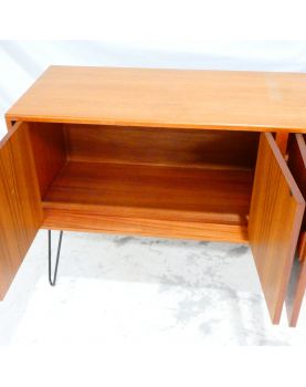 GPLAN 4-Door Sideboard with Black Metal Legs