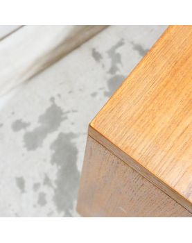 GPLAN Enfilade 4 Portes avec Pieds en Métal Noir