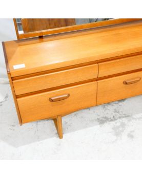Scandinavian Style 6 Drawer Dressing Table