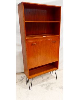 GPLAN Secretary 1 Drop Leaf with Metal Legs
