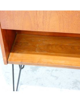 GPLAN Secretary 1 Drop Leaf with Metal Legs