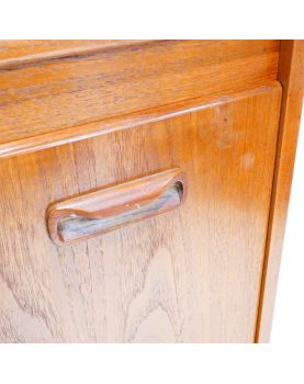 GPLAN Secretary 1 Drop Leaf with Metal Legs