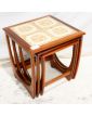 GPLAN Set of 3 Nesting Tables with Tiled Top