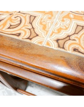 GPLAN Série de 3 Tables Gigognes Dessus Carrelée