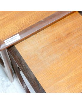 GPLAN Série de 3 Tables Gigognes Dessus Carrelée