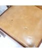 GPLAN Set of 6 Brown Leatherette Seat Chairs