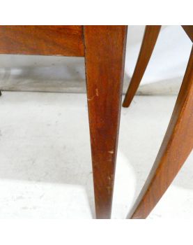 GPLAN Set of 6 Brown Leatherette Seat Chairs