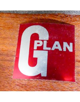 GPLAN Set of 6 Brown Leatherette Seat Chairs