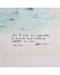 Watercolor Port of Granville Signed André EONO