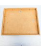 Watercolor Frame Man Sitting on a Bench Signed D.VERPECHT