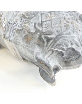 Pair of Cast Iron Planters