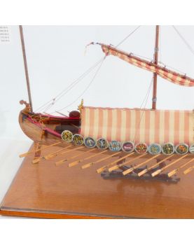 Drakkar model signed L.H.LEMIRRE