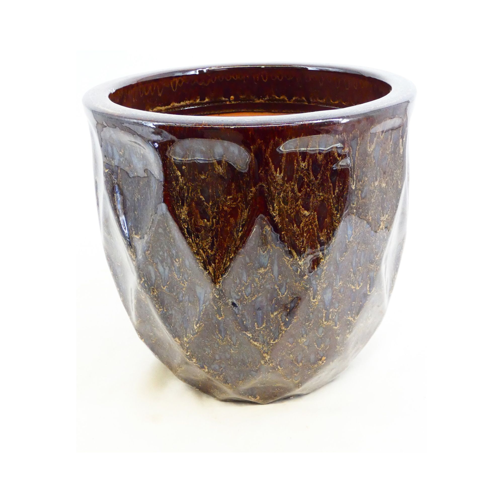 Glazed Earthenware Plant Pot Glazed Earthenware Plant Pot